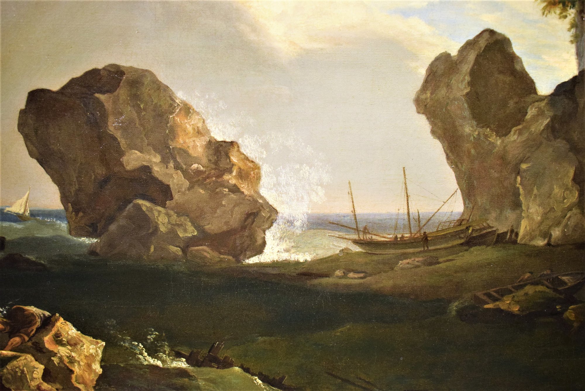 Shipwreck on the cliff